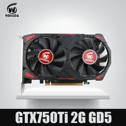 Новый GTX 750 Ti 2G VEINEDA компьютер видеокарты GDDR5 Графика карты для nVIDIA Geforce игры