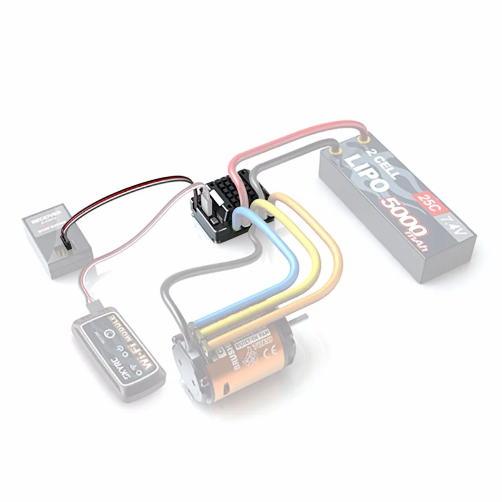 SKYRC TORO TS120 обновленная версия ESC с 6V3A BEC120A ESC контроллер скорости для 1/10 и 1/8 сканеры