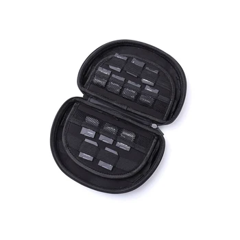 

EVA Travel Carrying Bag Protective Cover Hard Case Storage for TF SD Card with Zipper Delicate design with specific hole