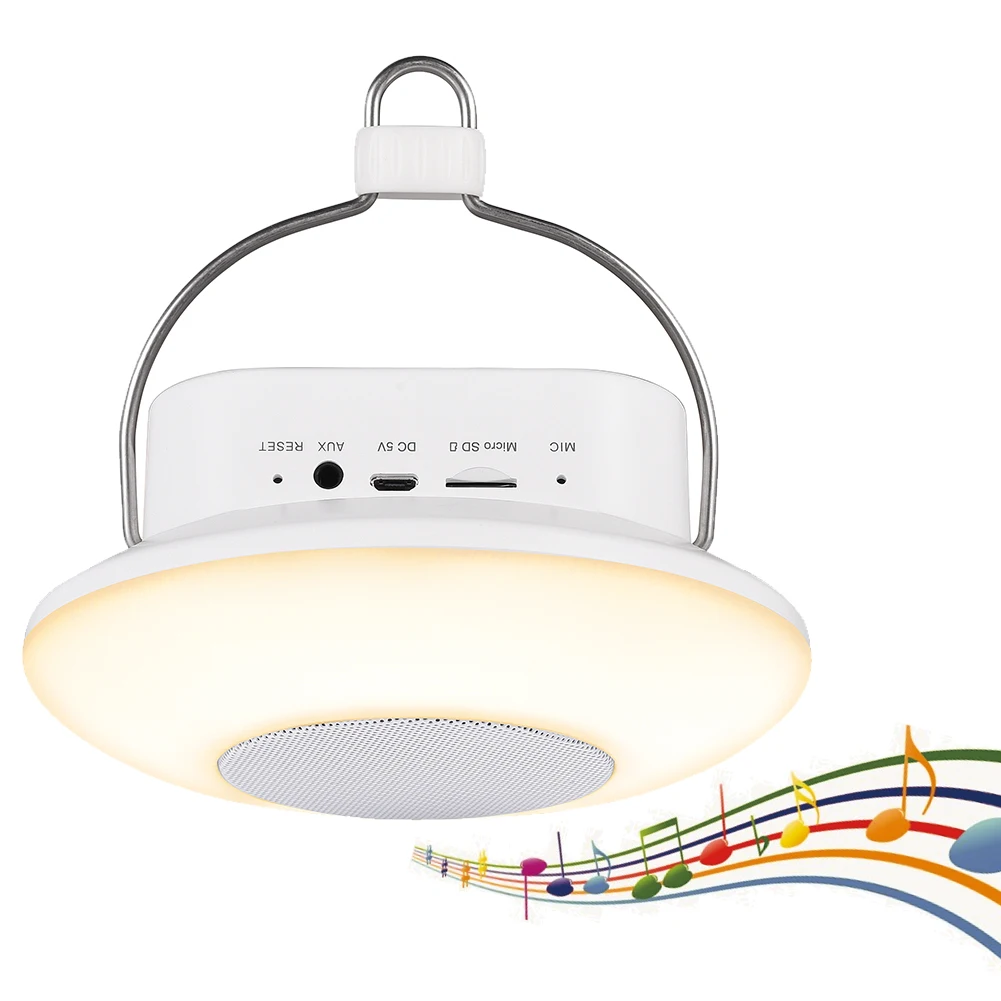 

LEDGLE Camping Lantern Touch Control Dimmable Lamp, Warm Light, 4 Light Modes, 7 Changing Colors, USB Charging