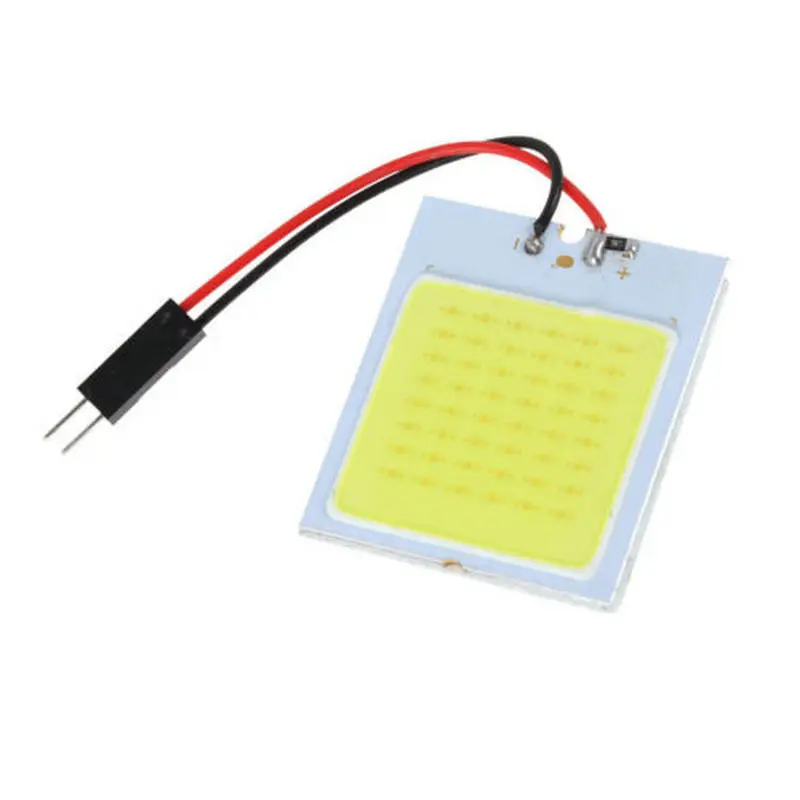 Светодиодный Фонари на крышу автомобиля COB 48SMD T10 12 В 4 Вт автомобильный купольный