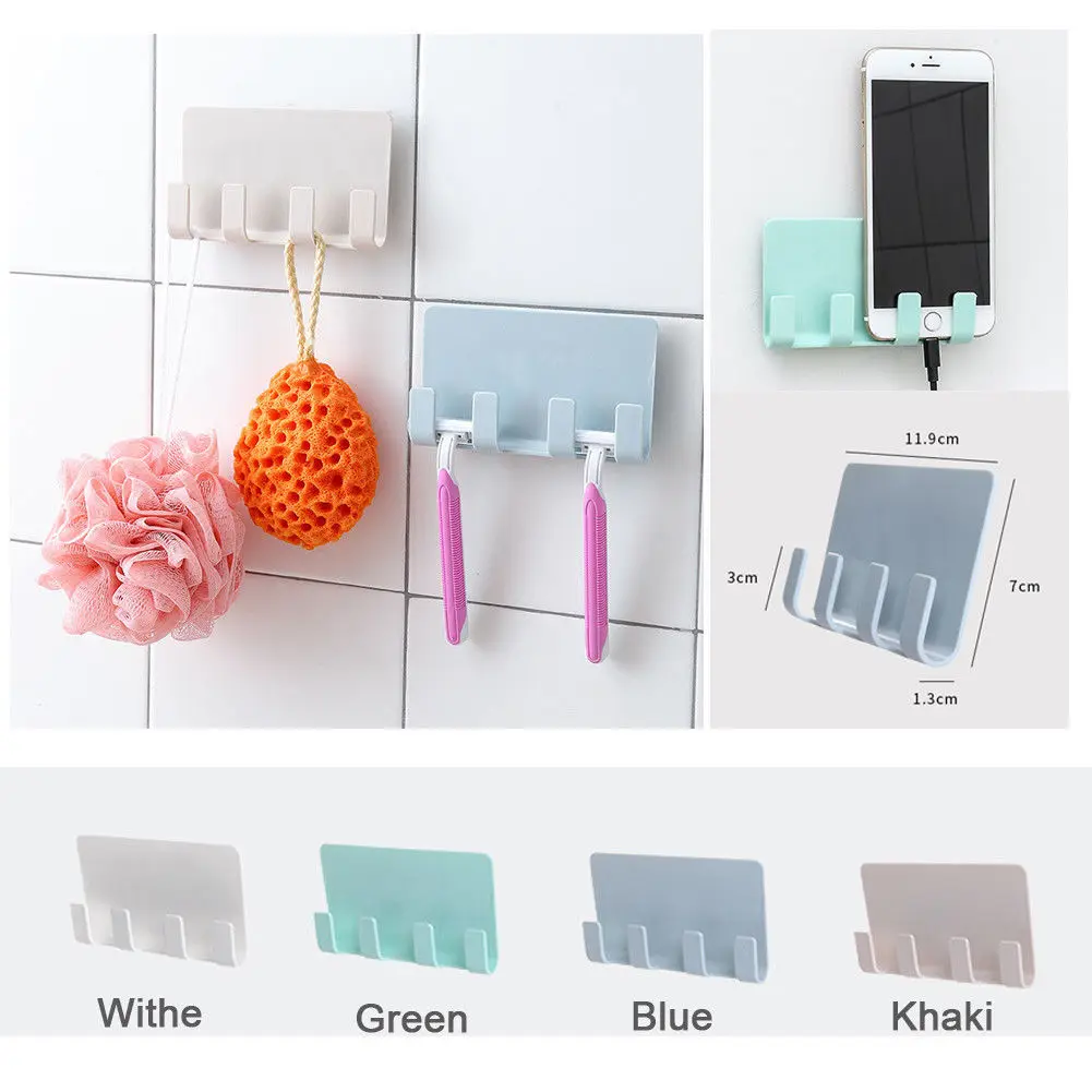 

DropShipping Multifunction Pothook Universal Wall Charger stands For iPhone Phone Holder For Samsung Bracket Phone Stand