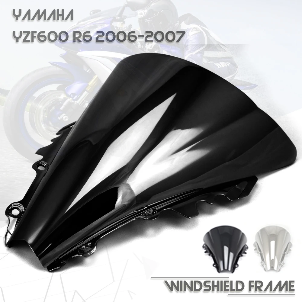 Мотоцикл двойной пузырь ABS ветровое стекло ветрового экрана протектор ветра