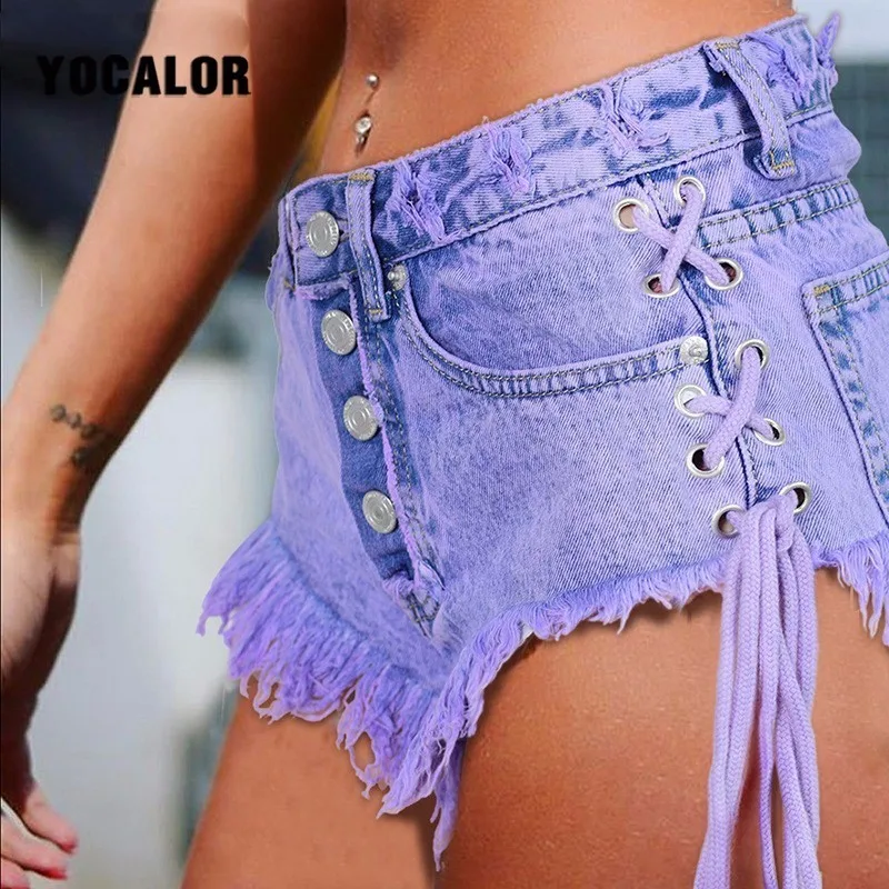 

2018 Sexy Mini Jeans High Waisted Waist Summer Cotton Shorts Women Strapon Short Sexy Denim Shorts Jeans Hot Jeanse Twerk