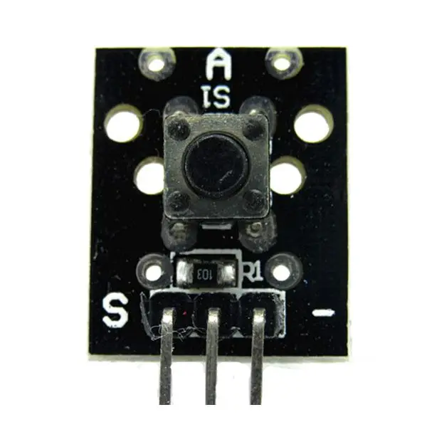 5x кнопочный переключатель модуль для начинающих Arduino совместимый KY-004 черный |