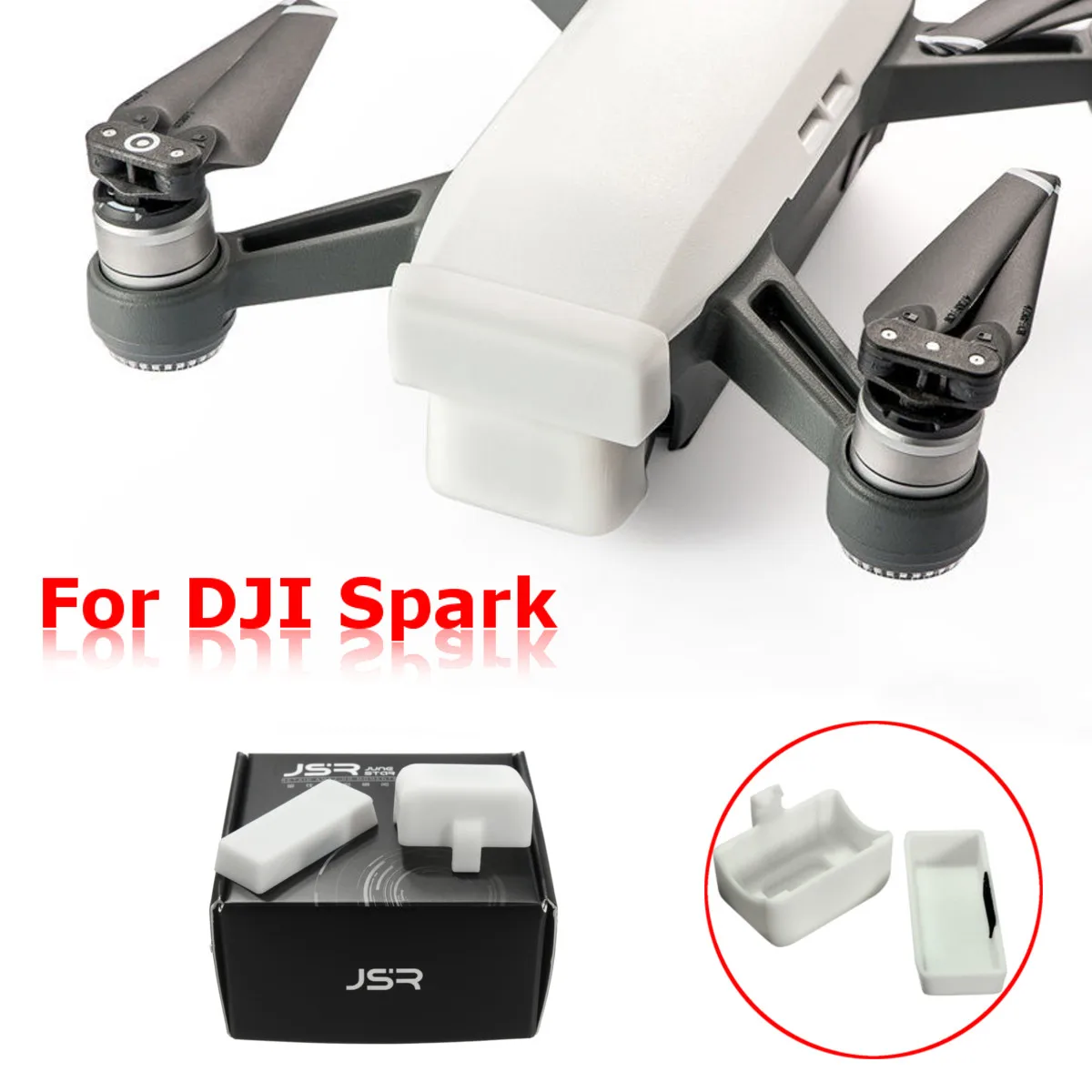 

JSR-1857 For DJI Spark Front protection cover + lens cover Drones Accessories