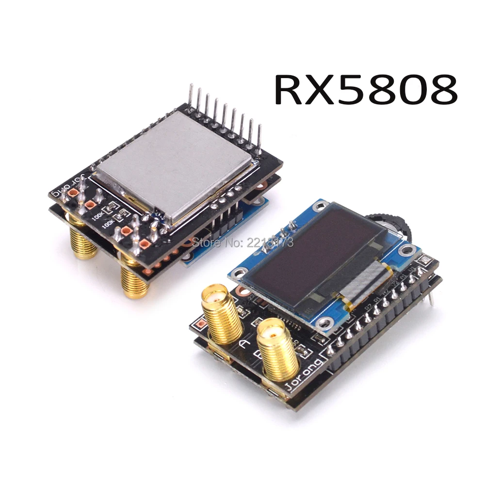 

RX5808 Open Source 5.8G 40CH Integrated Receiver with OLED Special for Fatshark Goggles High Quality