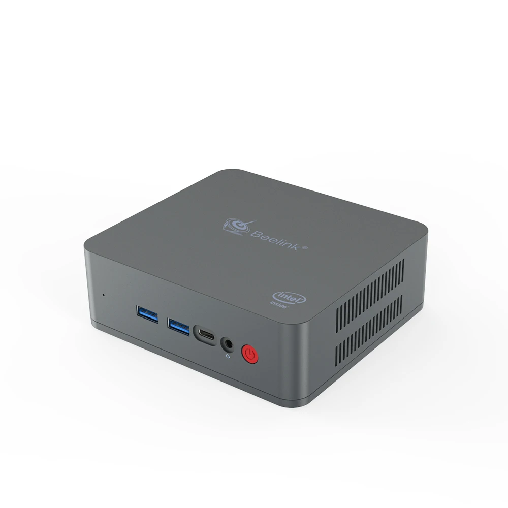 Beelink U55 Мини ПК компьютер Windows 10 8GB ram 512GB eMMC четырехъядерный процессор I3 5005U 4K