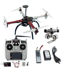 F02192-R 4-квадрокоптера с дистанционным управлением DJI Квадрокоптер RTF геликоптер с F450-V2 рамка gps APM2.8 Aerial FPV PTZ AT10II аккумулятор TX