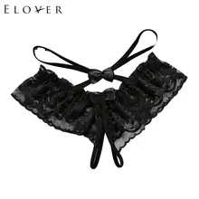 Elover, кружевное ночное белье, трусики с бантом, стринги, нижнее белье, сексуальное нижнее белье с бантом, эротические костюмы, женское сексуальное нижнее белье, эротическое