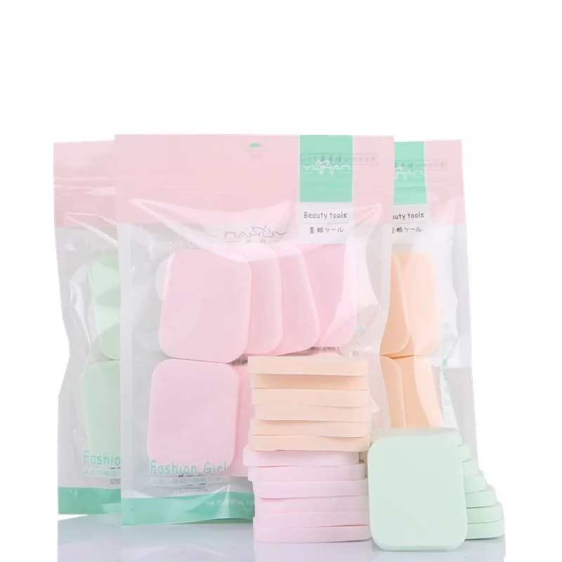 8pcs Soft Makeup Sponges Powder Puff Dry Wet Amphibious Facial Make Up Sponge Beauty Foundation Cosmetic Tools |