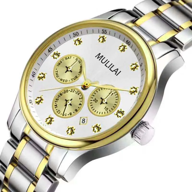 

Women Watches Top Brand Luxury Gold Couple Watch Sport Quartz Watch Business Reloj Waterproof Wristwatch Relogio Feminino