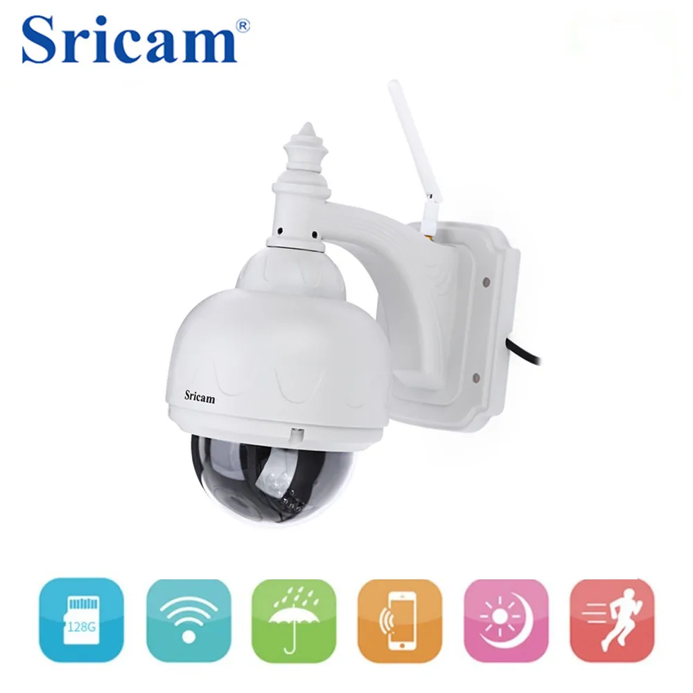 Новый SRICAM SP015 720 P H.264 WiFi IP Камера открытый Беспроводной IR купольная камера