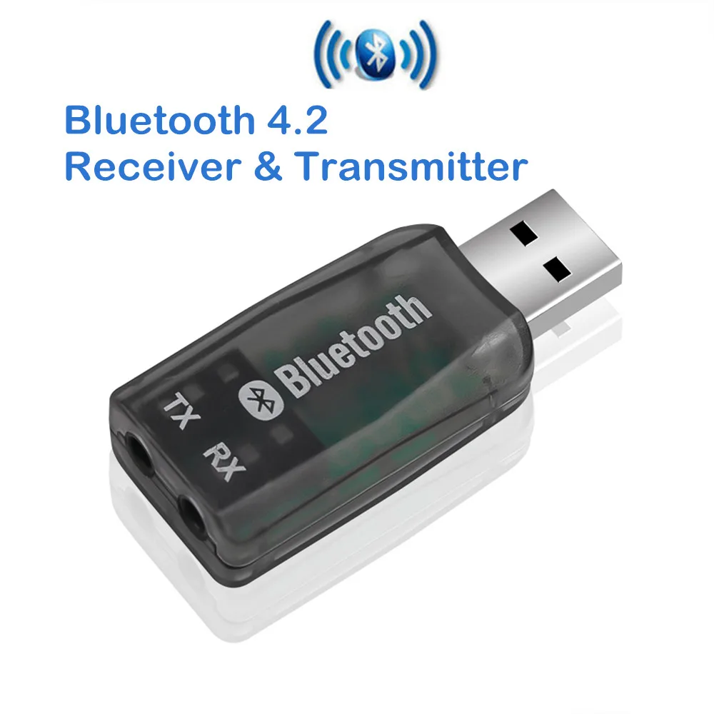 2 в 1 Bluetooth 4 3 5 мм разъем AUX приемник передатчик для нет динамика FM радио наушников