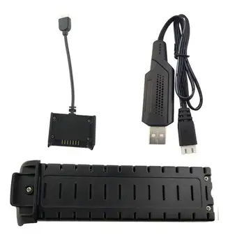 

RCtown 7.4V 2800mah Lithium Battery with USB Charging Cable for HS700 Aerial Brushless 4 Axis Aircraft Battery Accessories