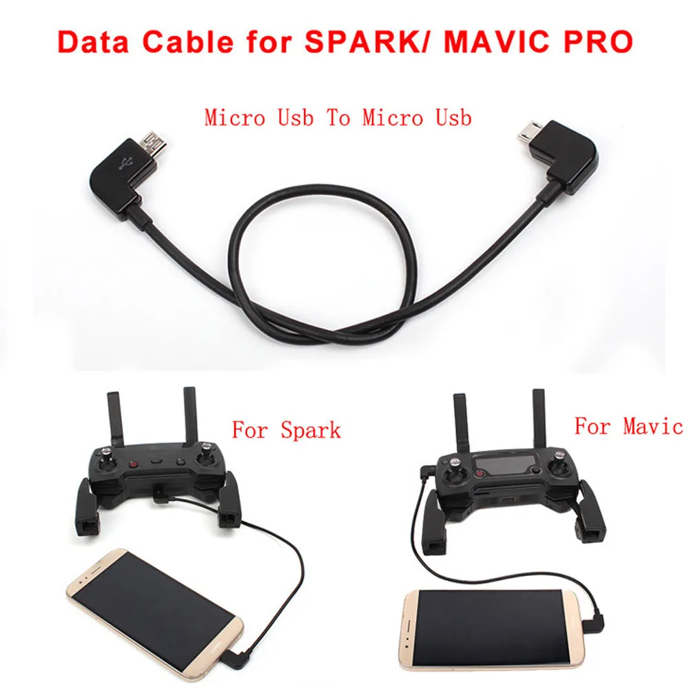 

For DJI Spark Mavic Pro Transmitter Phone Tablet Connecting RC USB Cable Adaptor NEW Accessories Factory Price Drop Shipping