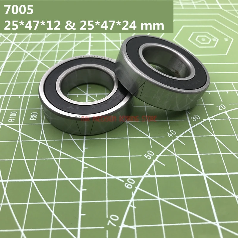 2019 горячая Распродажа высококачественные 1 пара 7005 7005c 2rz P4 Dt 25*47*12 25*47*24 мм