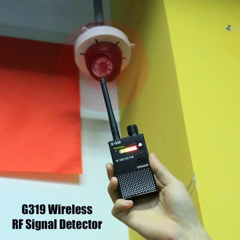Pаспродажа G319 анти font b gps b font локатор детектор мобильного телефона беспроводной радиочастотный сигнал детектор полный диапазон Ошибка детектор Finder защита бе...