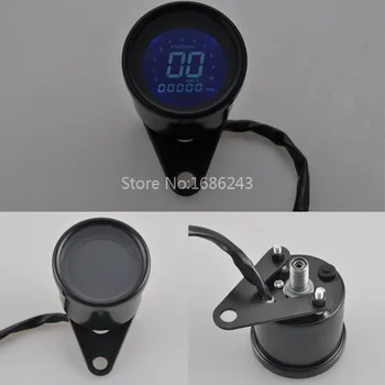 

Motocycle 12V Universal Black Retro LED Indicator Speedometer Odometer Tachomete Fuel Gauge Assembly for Cafe Racer