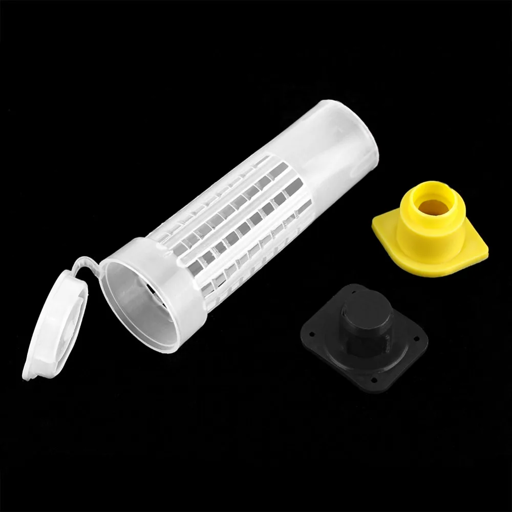 

100 Set/lot Beekeeping Rearing Cup Kit Queen Bee Hair Roller Cages Plastic Bee Cell Cups Beekeeper Tools Equipment Set