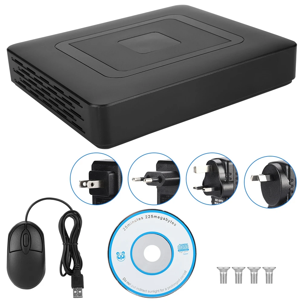 

8-Channel 8CH Security CCTV AHD/CVI/TVI/DVR/NVR 5-in-1 Real-time Video Recorder 100-240V