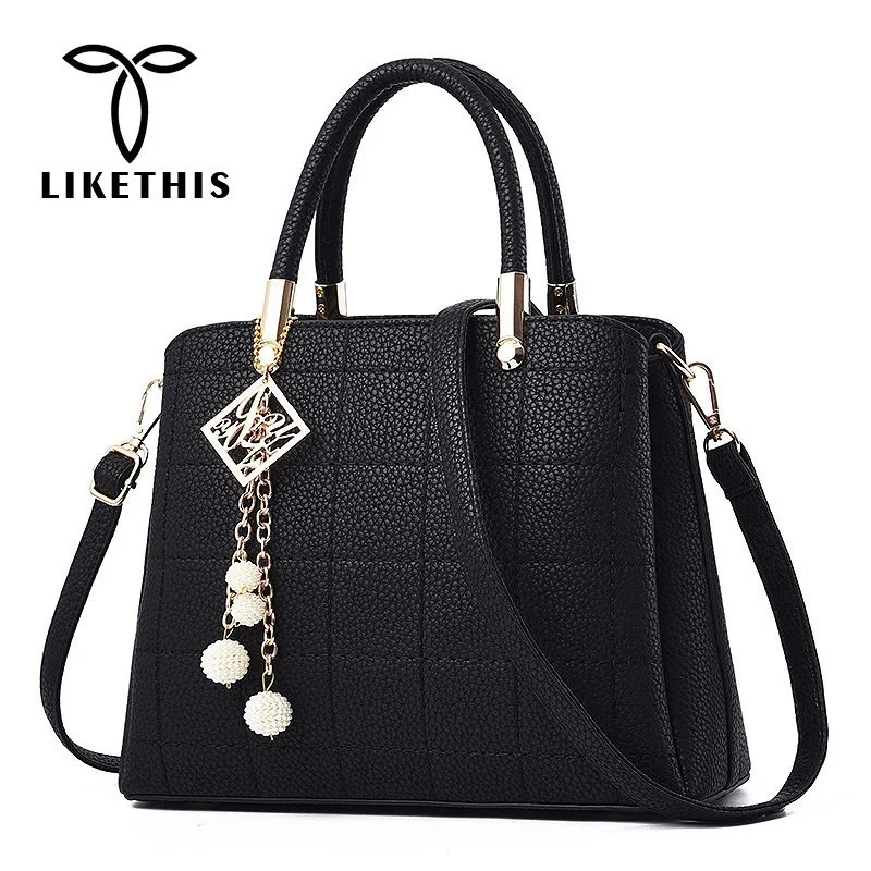 

LIKETHIS Tote Bags For Women Bolsos Mujer Vintage Borse Per Le Donne 2019 Shoulder Bags Crossbody Bag Beading Ladies Handbag Vs