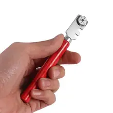 1 шт. деревянная ручка наконечник резчик по стеклу 130 мм Длина для бутылки стекло резка ремесло ручной инструмент набор