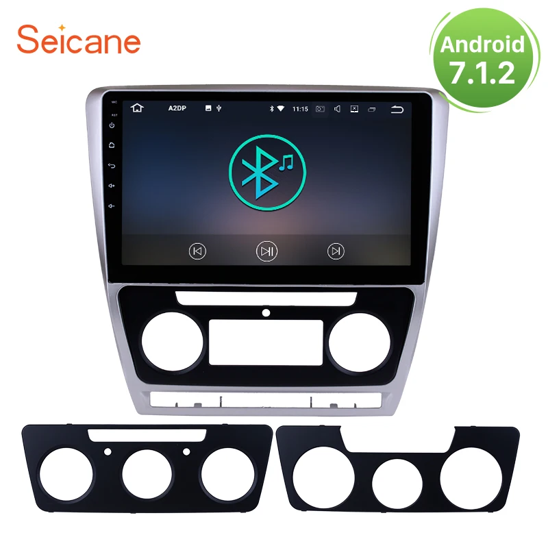 

Seicane 2Din Android 7.1/8.1 10.1" Multimedia Player Stereo For 2007-2014 VW Volkswagen SKODA Octavia Wifi Car Radio Head Unit