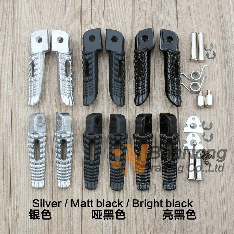 

Motorcycle Front Rear Footrests Foot pegs For Suzuki GSR400 GSR600 GSXR600 GSXR750 GSXR1000 GSX1300R GSXR1300 B-king