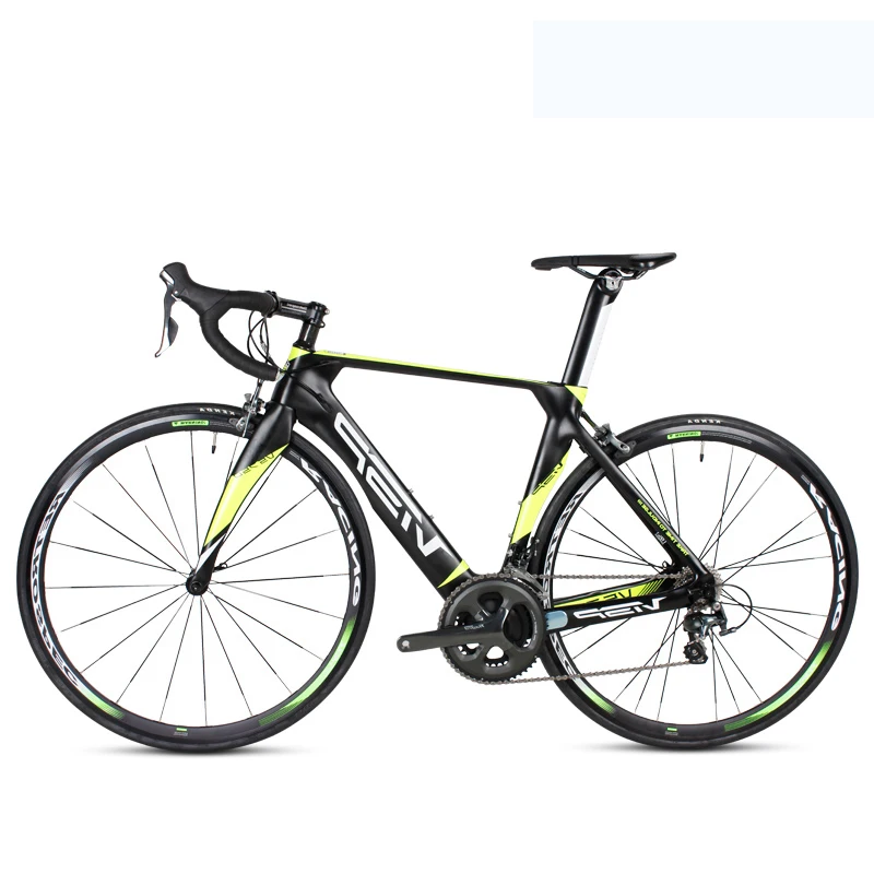 

700c Cycling Carbon Road Cycling Speed Variable 22 Speed System Bicycle Lightweight Carbon Fiber Frame Front Fork Bike