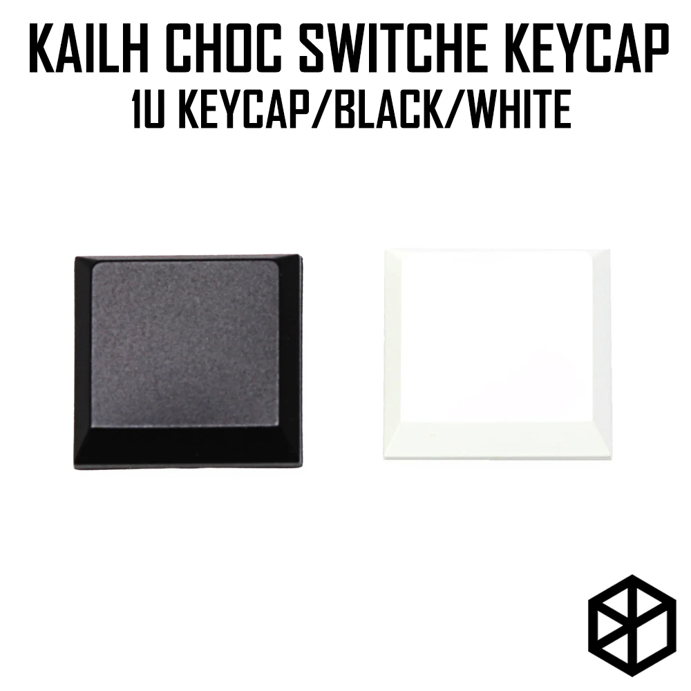 kailh choc low profile 1u blank keycap for kailh low profile swtich abs ultra thin keycap for low profile white black