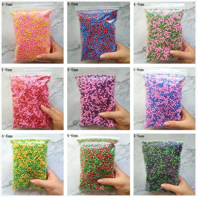 15000pcs Bright Colours Foam Beads Colorful Polystyrene Foam Balls