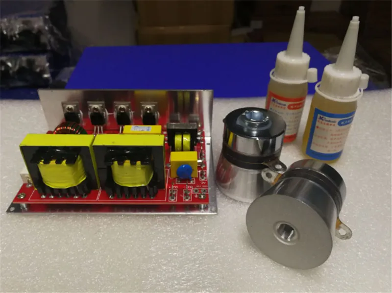 

ultrasonic transducer driver 132*85*45mm 28k/40k 100W/50W PCB generator included ultrasonic transducers for ultrasonic cleaner