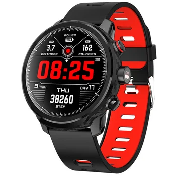 

LE6 Smart Watch IP68 Waterproof 1.3 Inch heart rate track Full-Fit Full-Circle Screen Sports Smart Watch for men