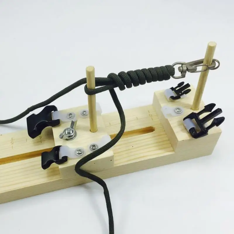 1 шт. инструмент для вязания браслетов DIY деревянный Паракорд джиг браслет