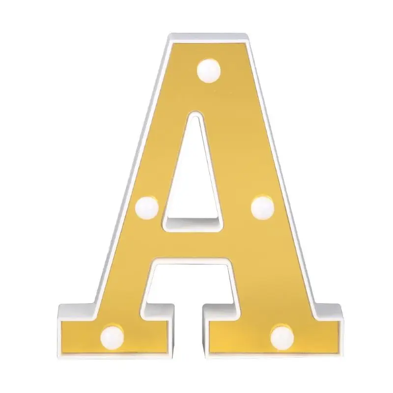 Маленький белый СВЕТОДИОДНЫЙ Ночник DIY Знак маркиза Алфавит буквы атмосфера