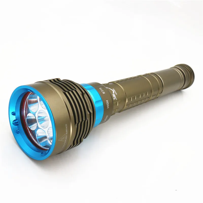 

Dive Waterproof Light 7 Led L2 18650 Battery Torch Diving 100m Swimming Flashlight