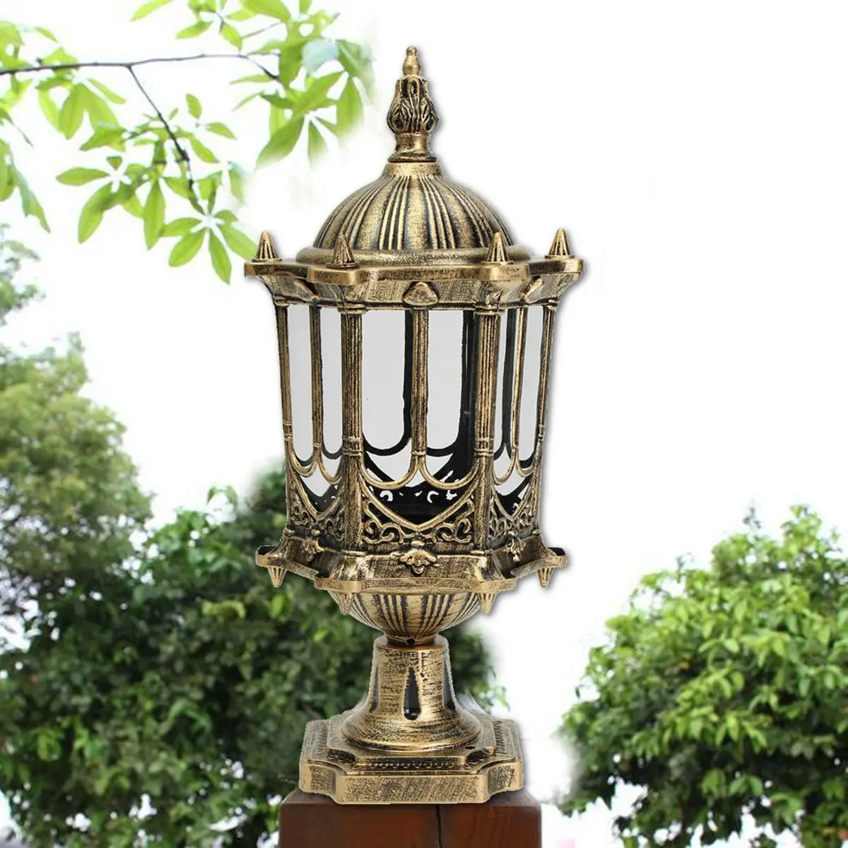 Garden Outdoor Wall Light Porch Lamp Post Lantern Pillar Lamp Walkway Lighting Balcony Aisle Lights Yard Patio Decoration