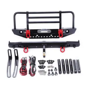 

Metal Front Rear Bumper Set for Traxxas Axial Scx10 Car Auto Sets RC Toys Accessory Repair Props Kids Vehicle props for Replace