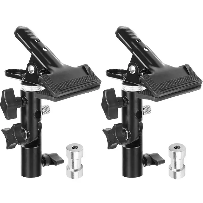  Reflector Stand Holder Light Stand Bracket Mount Umbrella Bracket Photography Studio Heavy Duty Met