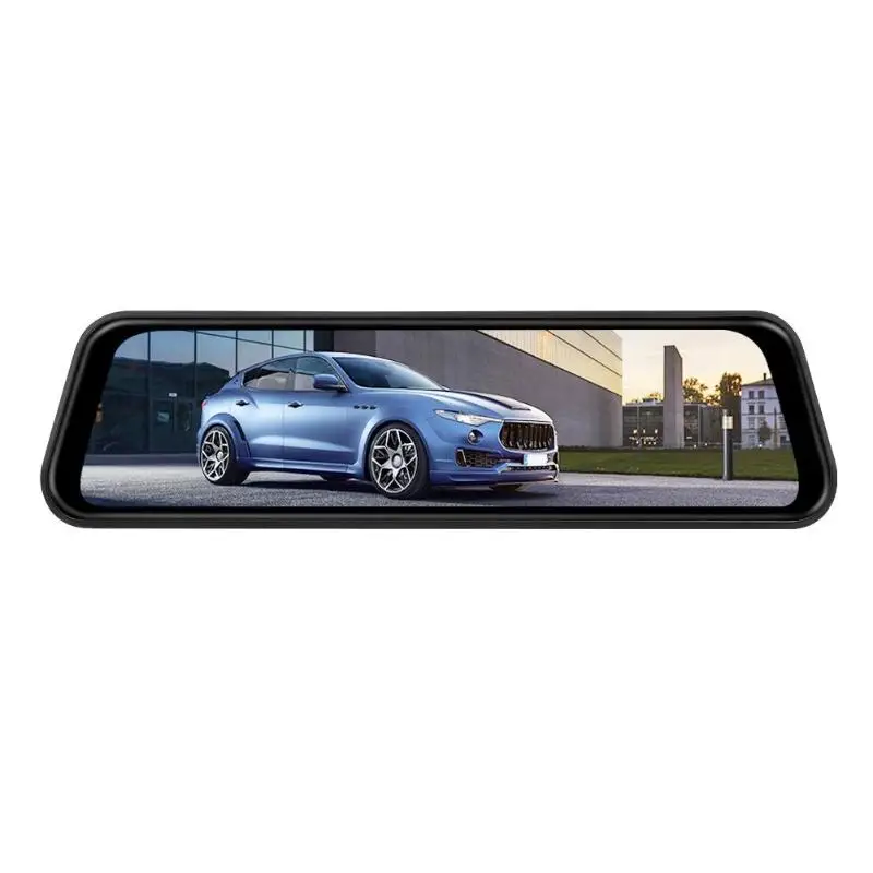 

DC 5V 140 degrees H60 Car DVR Camera 9.66 inch Rearview Mirror Dual Lens Dash Cam Maximum support 32GB Memory card capacity