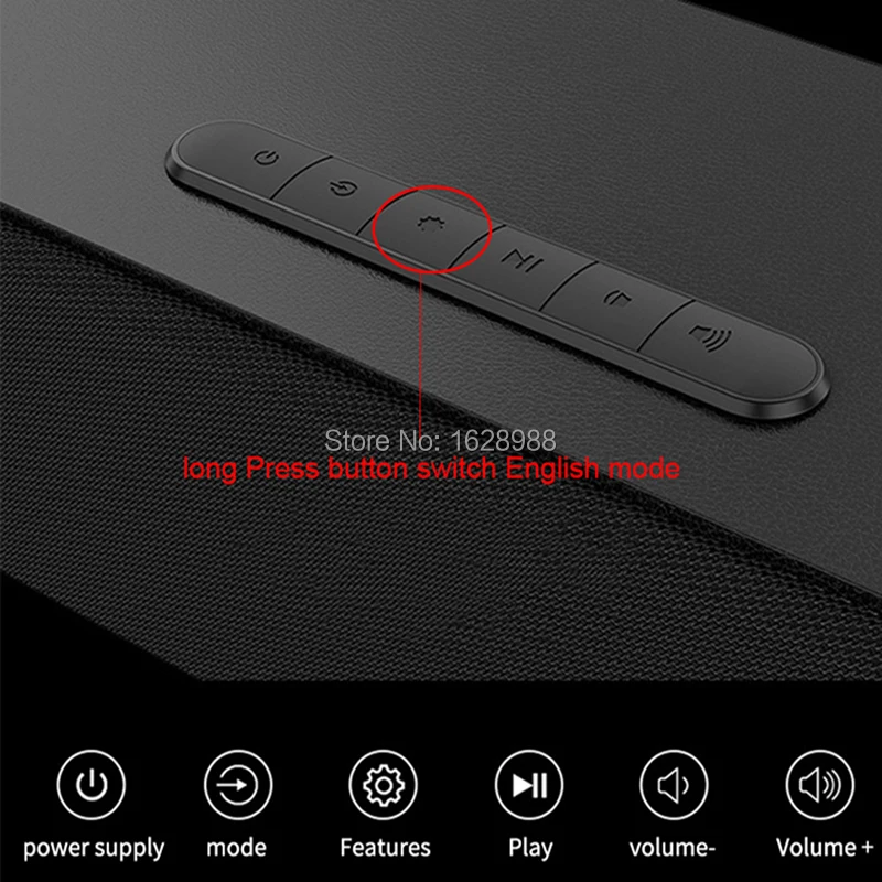 60 Вт A9K беспроводной Саундбар с беспроводным микрофоном КТВ сабвуфер Bluetooth