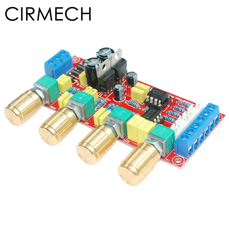 

CIRMECH NE5532 OP-AMP HIFI Amplifier Preamplifier Volume Tone EQ Control Board DIY KIT and finished product