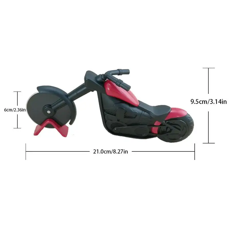 Motorcycle Pizza Cutter Innovative Pizza Wheel Roller Tool Bicycle Pizza Knives Kitchen Cut Tools Stainless Steel Pizza Cutters