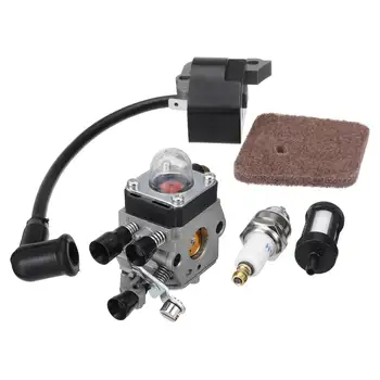 

Ignition Coil Carburetor Carb Kit For STIHL FS38 FS45 FS46 FS55 KM55R FS45C FC55