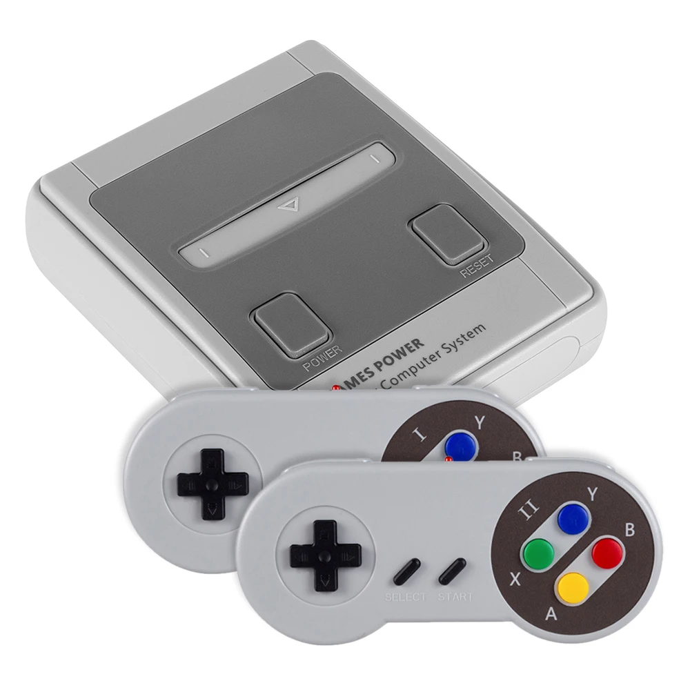 JY02 Classic Family Game Console Mini Handheld TV Video Game Console Dual Gamepad 2.4G Wireless