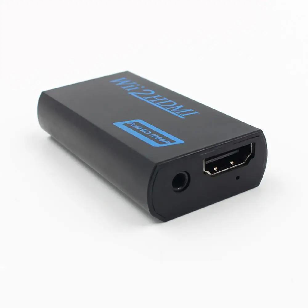  Full HD 720P 1080P Wii a HDMI Adattatore Convertitore di Supporto 3.5 millimetri Audio Wii Adattato