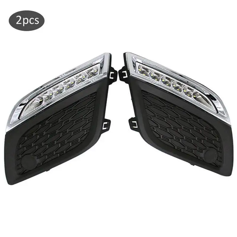 

2PCS DC 12V Car Daytime Running Light Front Fog Lights Special Use For Volvo XC60 Auto LED Lamp