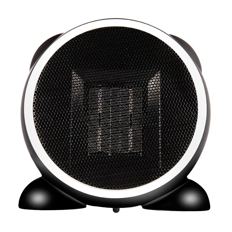 

Mini Electric Black Table Fan Heater Fast PTC Air Warmer Portable Small ptc Ceramic Fan Heater Warm Air Blower With EU Plug