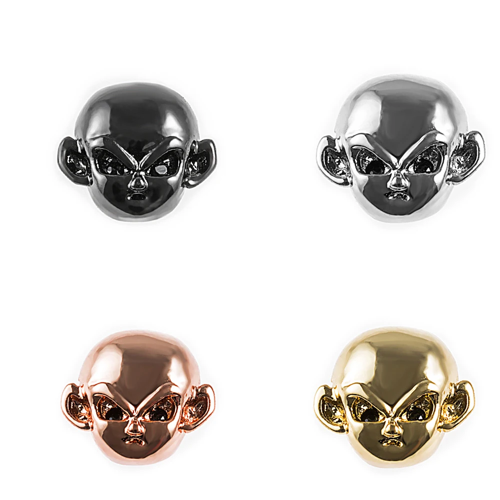 

Sexy Mom Moda DIY Metal Beads Handmade Men Beaded Bracelets Jewelry Making Finding Accessories Spacer Mask Charm Copper Beads